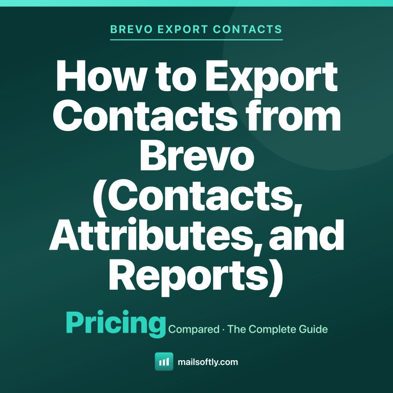 How to Export Contacts from Brevo (Contacts, Attributes, and Reports)